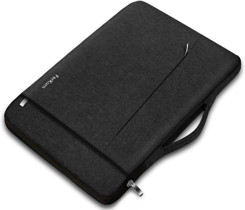 Laptop Case Sleeve for Men Women Chromebook Case Compatible with Macbook Air/Pro Lenovo Surface HP Dell ASUS Acer, 14 Inch, Black